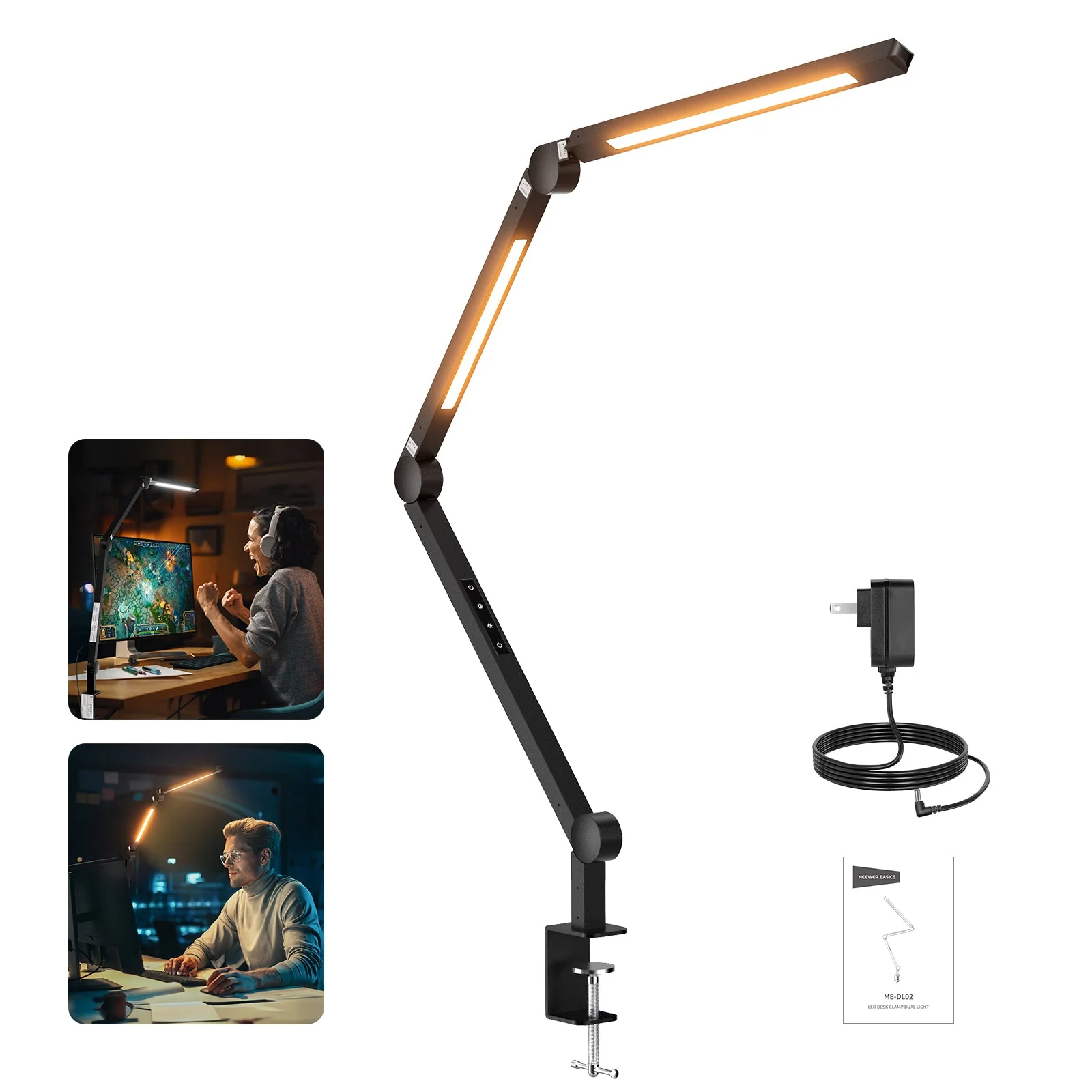 NEEWER BASICS ME-DL02 12W Clip On LED Lamp