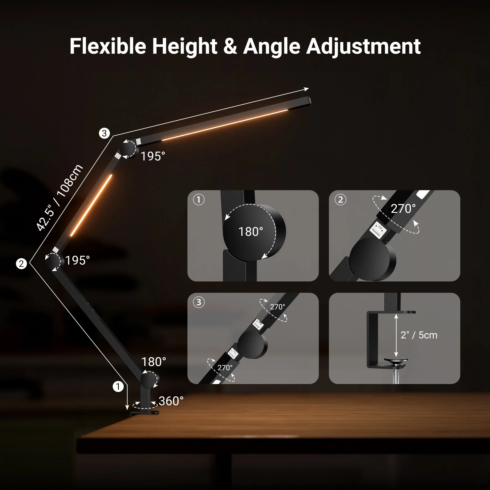 NEEWER BASICS ME-DL02 12W Clip On LED Lamp - Image 5