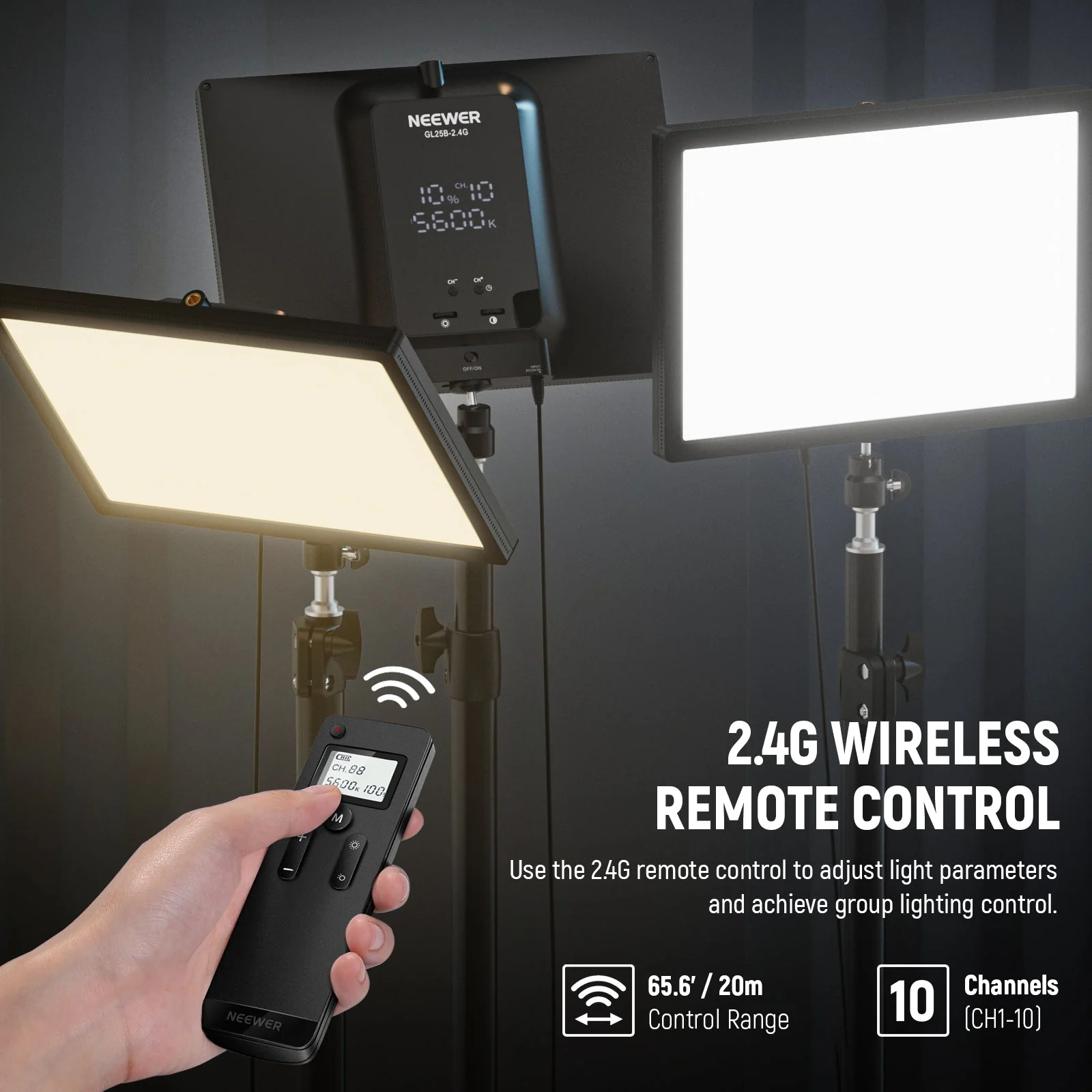 NEEWER GL25B 12.9" Streaming Key Light - Image 5