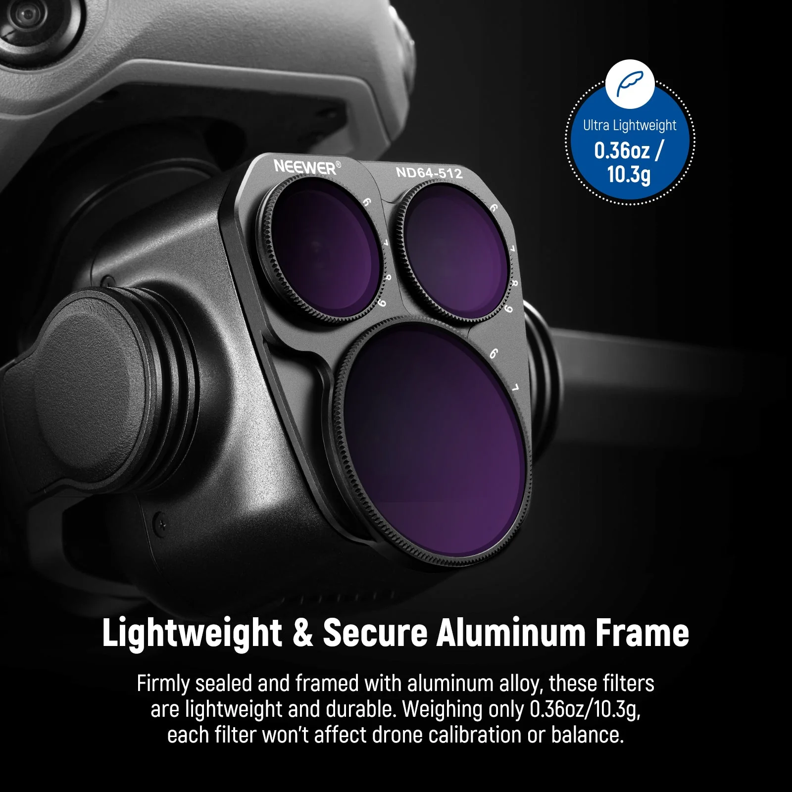 NEEWER Variable ND Filter Set For DJI Mavic 3 Pro/Pro Cine - Image 6
